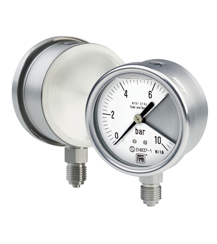 意大利 NUOVA FIMA 品牌 压力表 MN14/10 DN100-150 应用于空压机